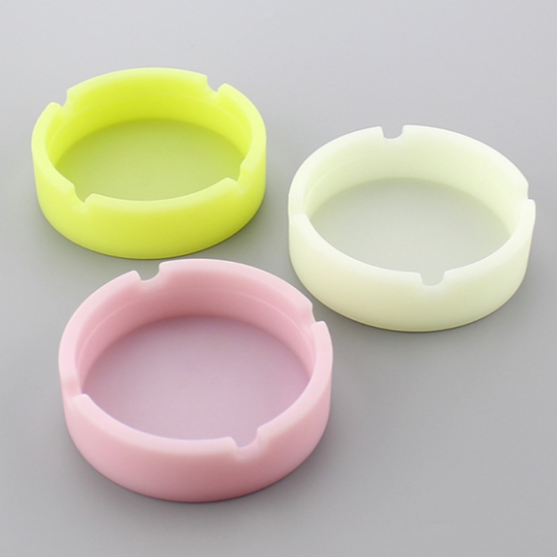 Round luminous ashtray