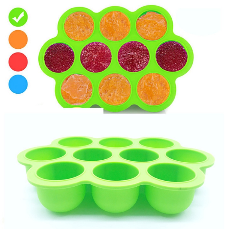 Silica gel 10 hole complementary food box ice making box ice lattice mould infant supplementary food box